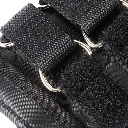 Adjustable Ankle Weights for Men & Women, for Workouts, Resistance Training, Walking, Black