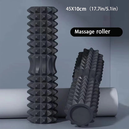 Yoga Foam Roller Muscle Massage Block Pilates Tools Yoga Column Fitness Foam Roller Set Gym Yoga Brick Exercise Equipment