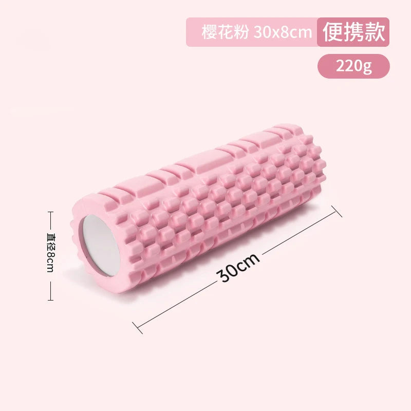 Yoga Foam Roller Muscle Massage Block Pilates Tools Yoga Column Fitness Foam Roller Set Gym Yoga Brick Exercise Equipment