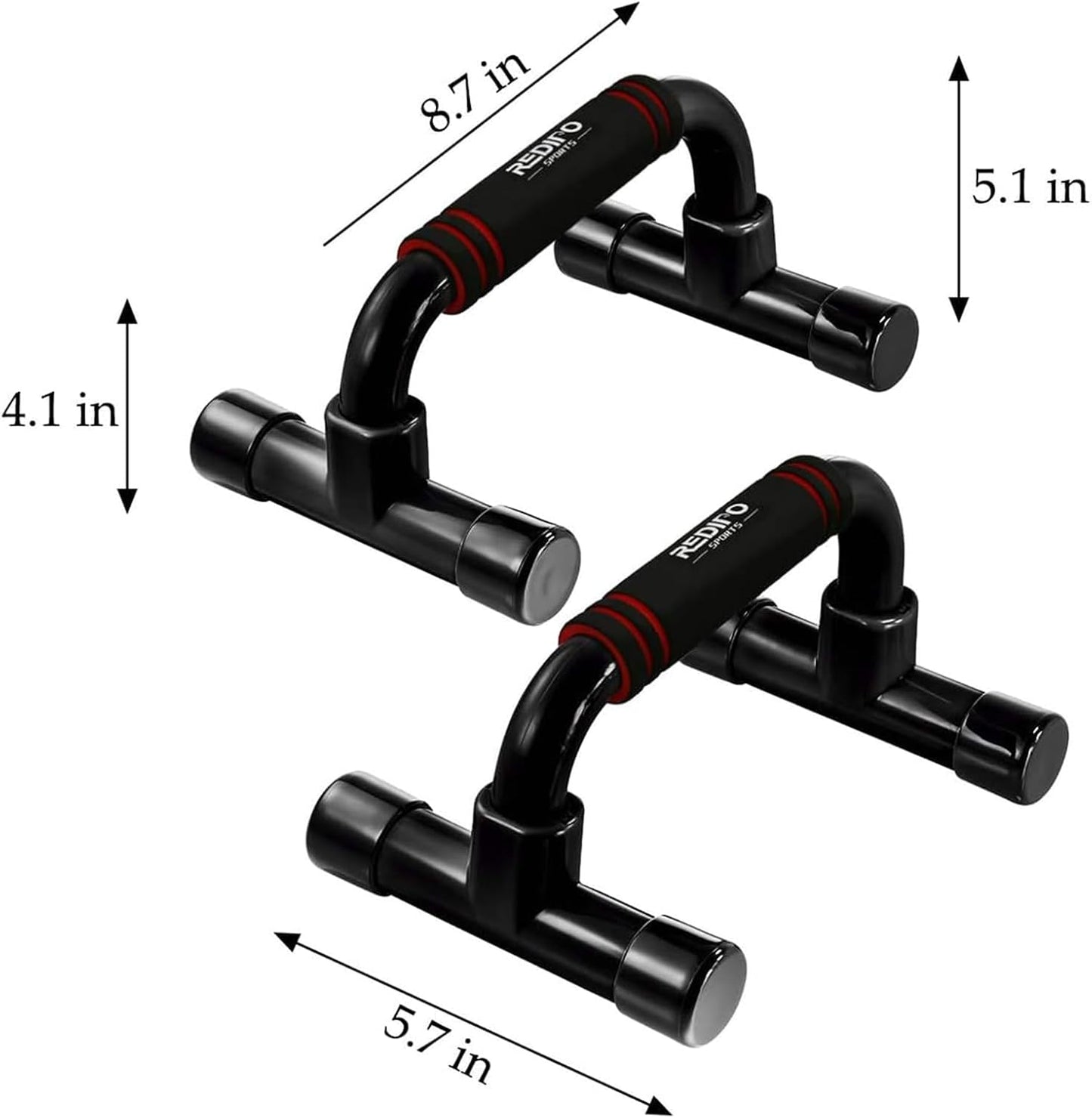 Push up Bars Strength Training - Workout Stands with Ergonomic Push-Up Bracket Board with Anti-Slip Sturdy Structure Portable for Home Fitness Training, Push up Stands Handle for Floor Workouts