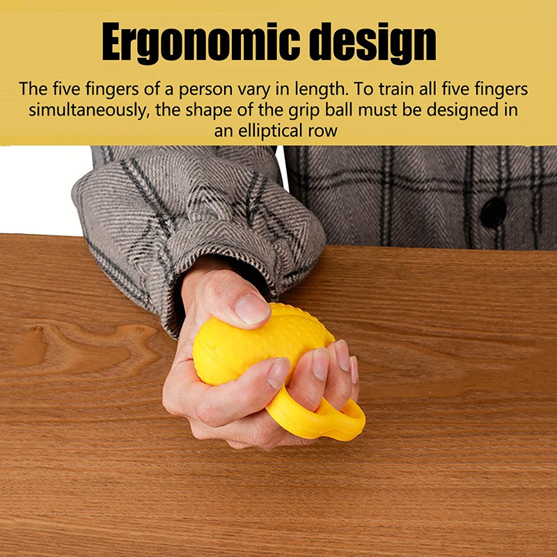 1PC Hand Finger Strengthener Physiotherapy Ball for Elderly Stroke Recovery Arthritis Relief Grip Exercise Tool