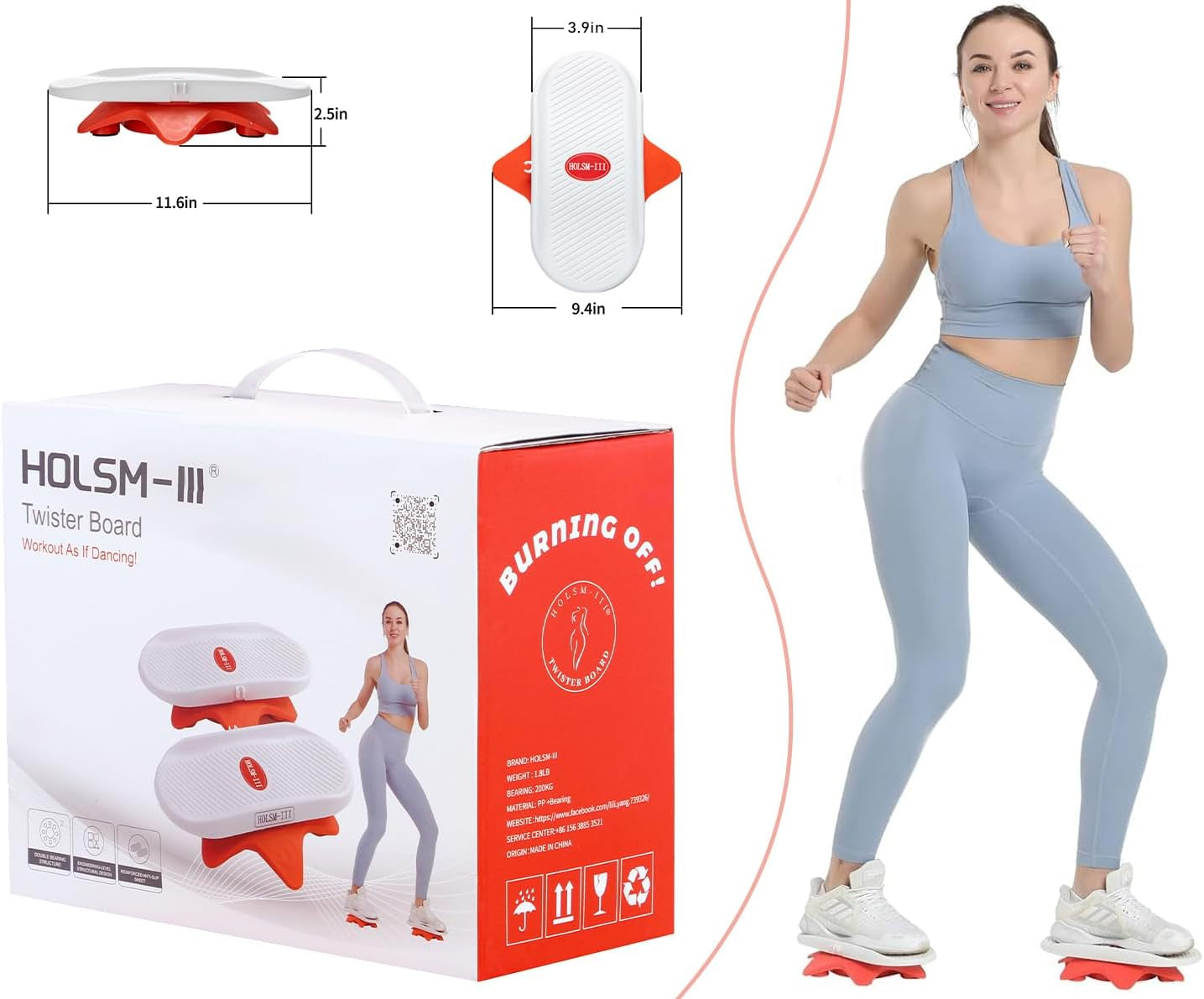 Ab Twist Board,Waist Twisting Disc-Twister Exercise Board,Ab Board Exercise -Waist Trainer Trimmer,Waist Twisting Disc for Ab Exercise Abs Core,Full Body Toning Workout Home Gym