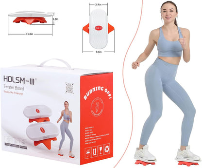 Ab Twist Board,Waist Twisting Disc-Twister Exercise Board,Ab Board Exercise -Waist Trainer Trimmer,Waist Twisting Disc for Ab Exercise Abs Core,Full Body Toning Workout Home Gym
