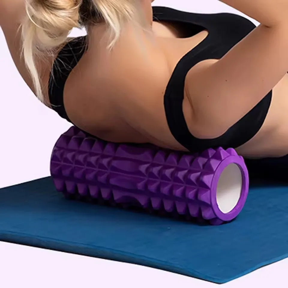 Yoga Foam Roller Muscle Massage Block Pilates Tools Yoga Column Fitness Foam Roller Set Gym Yoga Brick Exercise Equipment