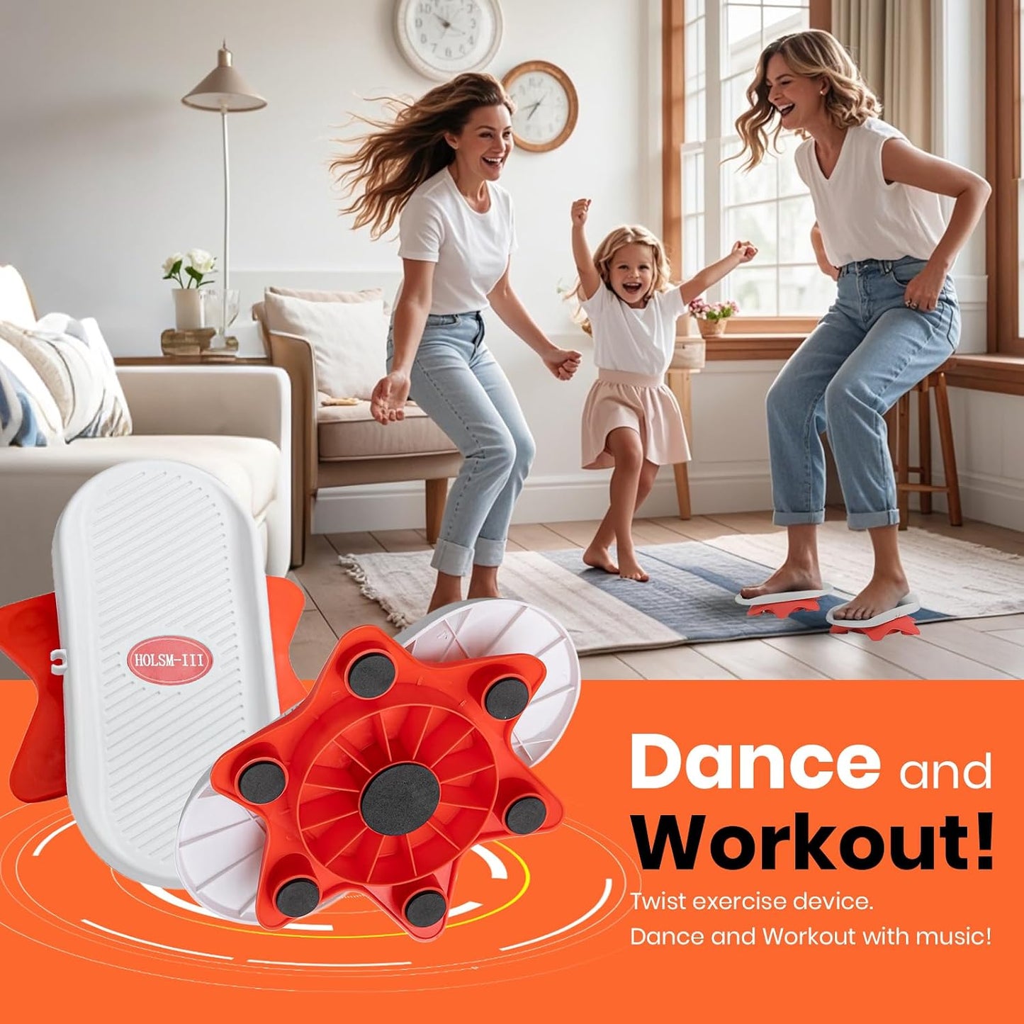 Ab Twist Board,Waist Twisting Disc-Twister Exercise Board,Ab Board Exercise -Waist Trainer Trimmer,Waist Twisting Disc for Ab Exercise Abs Core,Full Body Toning Workout Home Gym