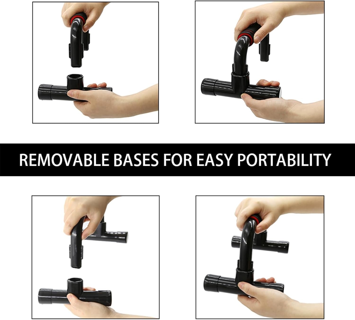 Push up Bars Strength Training - Workout Stands with Ergonomic Push-Up Bracket Board with Anti-Slip Sturdy Structure Portable for Home Fitness Training, Push up Stands Handle for Floor Workouts