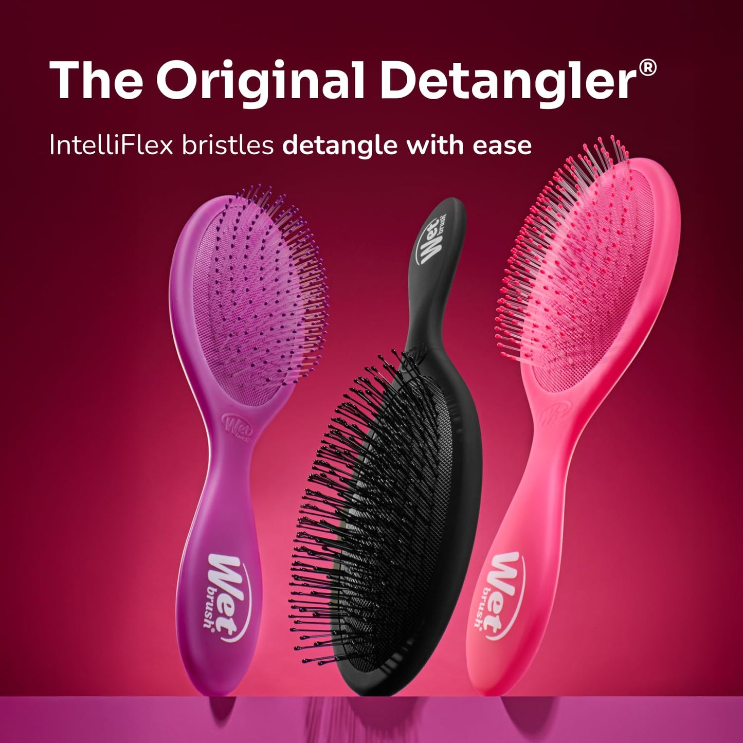 Original Detangler Hair Brush, Sky, for All Hair Textures | Ultra-Soft Intelliflex Bristles Detangle Wet, Dry & Damaged Hair with Less Breakage, Pain-Free Detangling Brush