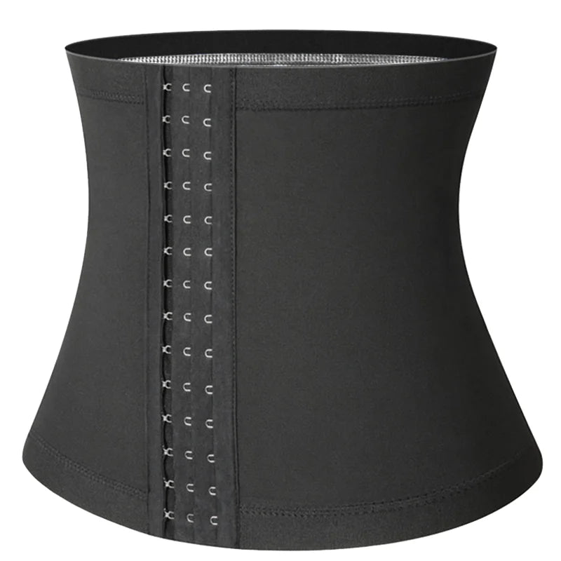 Women Abdomen Reducer Workout Sauna Suits Fitness Sweat Waist Trimmer Belt Waist Trainer Fat Burning Belly Slimming Corsets