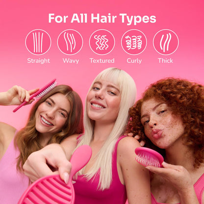 Original Detangler Hair Brush, Sky, for All Hair Textures | Ultra-Soft Intelliflex Bristles Detangle Wet, Dry & Damaged Hair with Less Breakage, Pain-Free Detangling Brush
