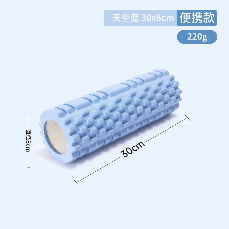 Yoga Foam Roller Muscle Massage Block Pilates Tools Yoga Column Fitness Foam Roller Set Gym Yoga Brick Exercise Equipment